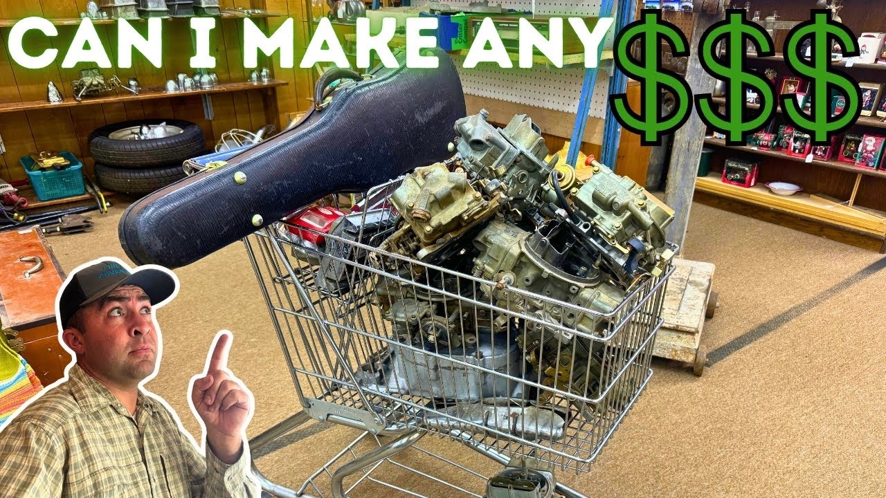 How Much MONEY can You Make Flipping ANTIQUE STORE Items? (Buy - Sell - Trade)