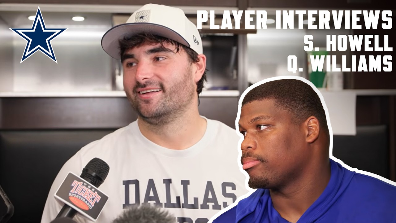 Sam Howell & Quinnen Williams Preview Cowboys' Season | Player Interviews