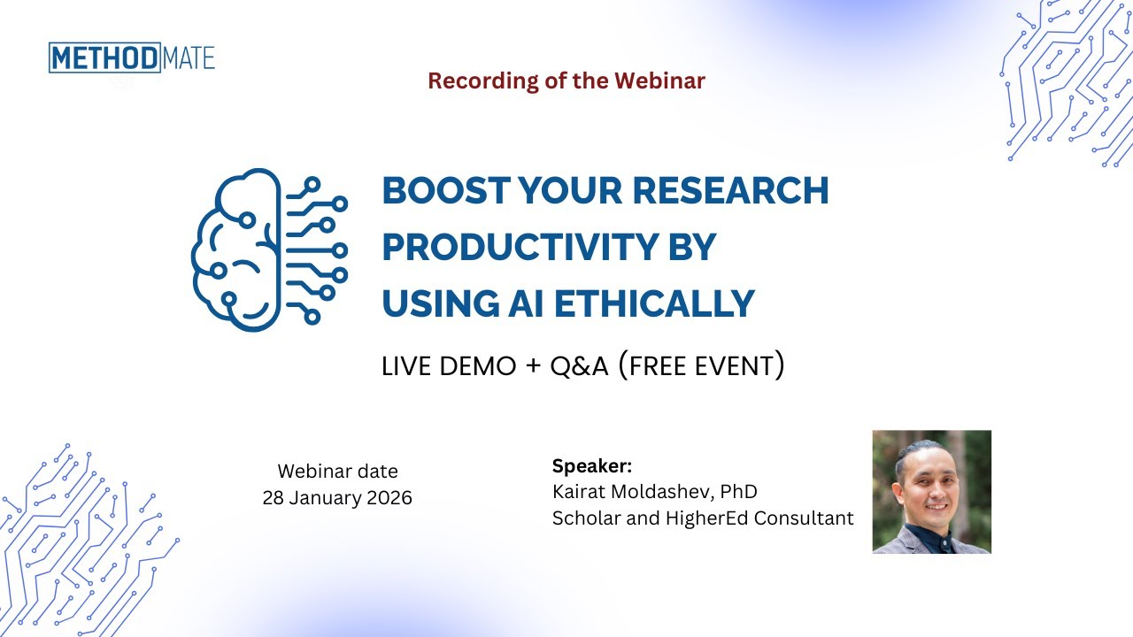 Effective and Ethical Use of AI in Research
