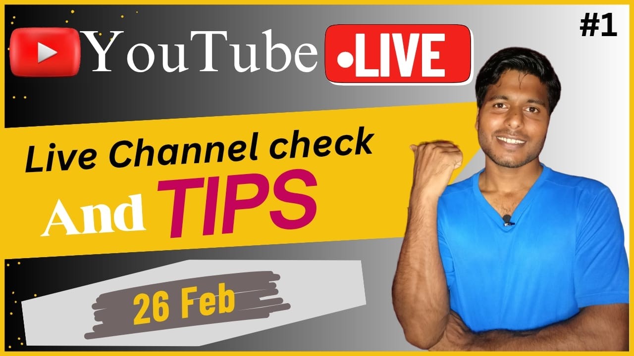 Live channel checking, Review and tips  | Technical professor Shivam Live Stream