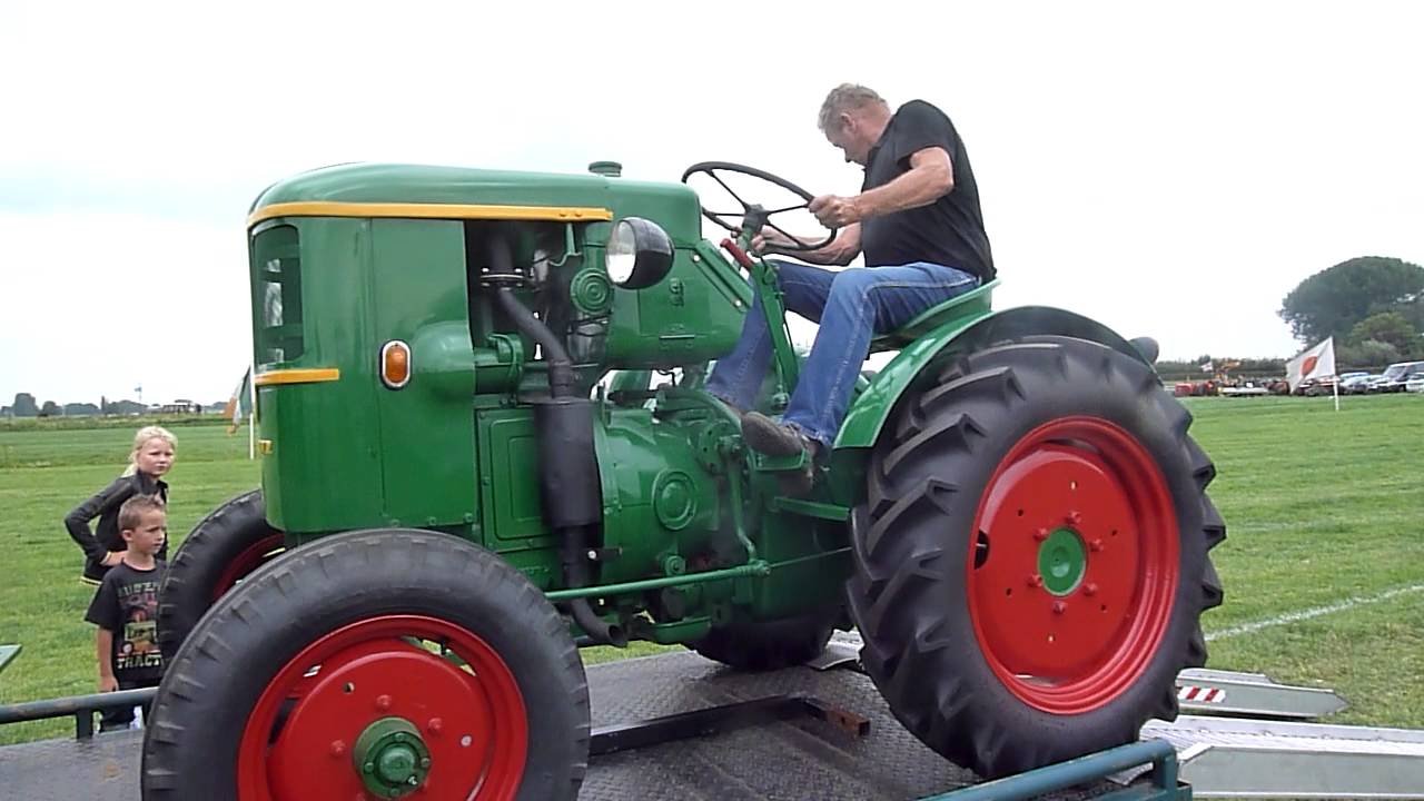 Starten Deutz ééncylinder stompkop