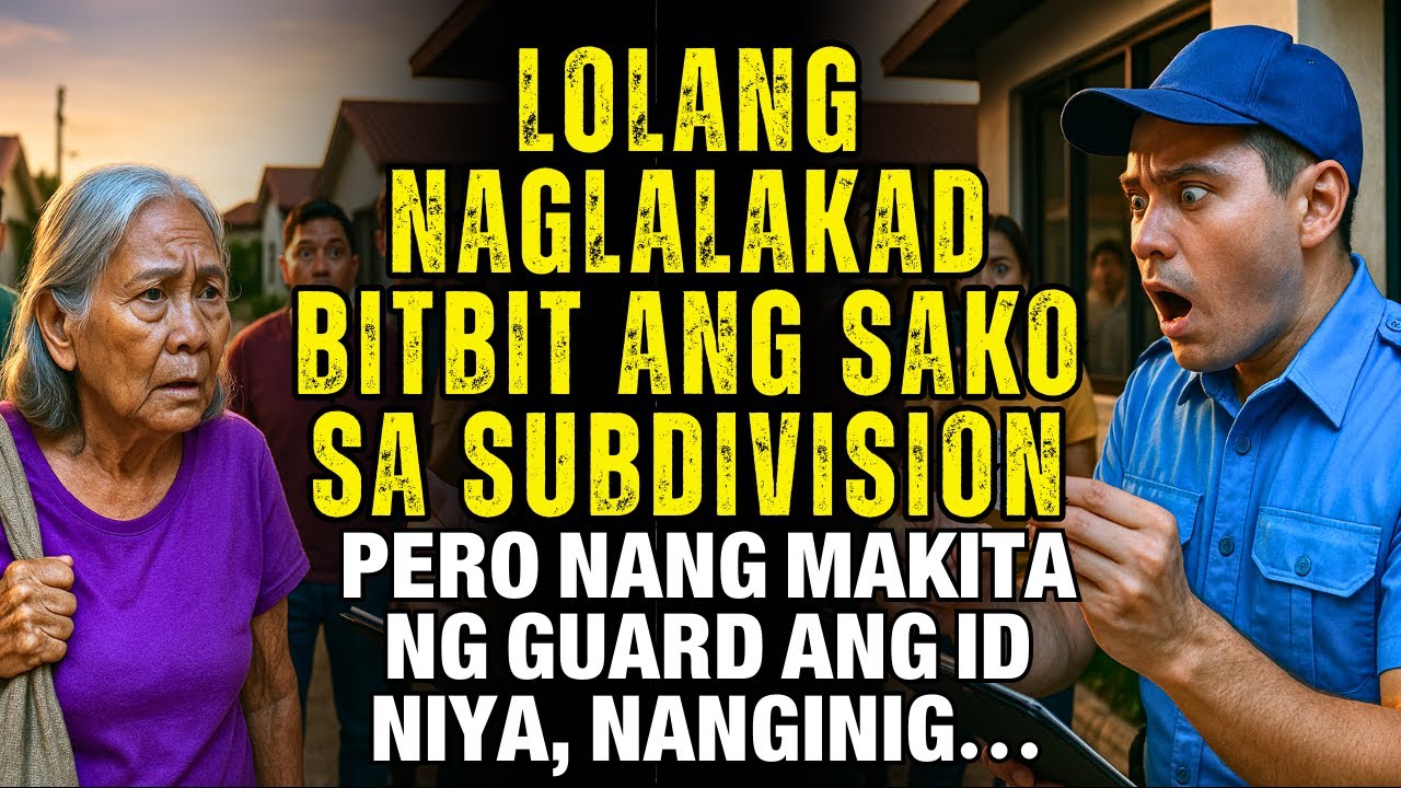LOLANG NAGLALAKAD BITBIT ANG SAKO SA SUBDIVISION—PERO NANG MAKITA NG GUARD ANG ID NIYA, NANGINIG...
