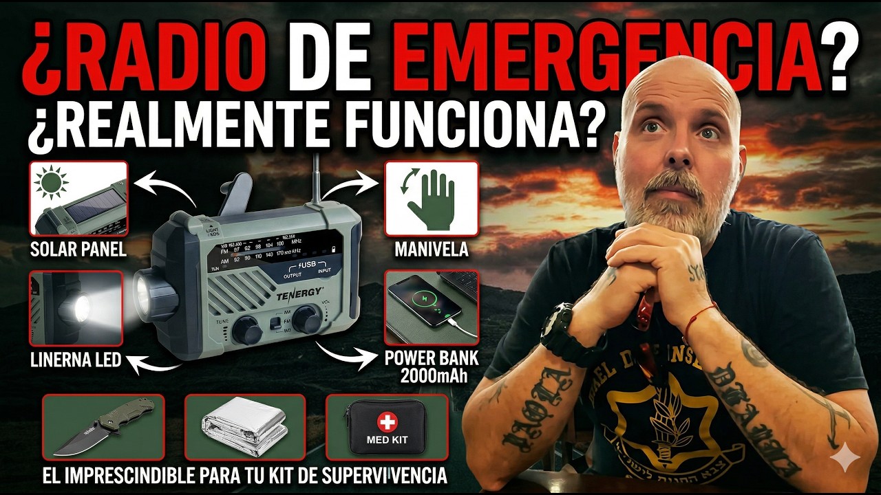 ⛽️&iquest;Colapso Energ&eacute;tico?: 📻 Radio de Emergencia Tenergy &iquest;Es Vital Para Tu Kit De Seguridad?