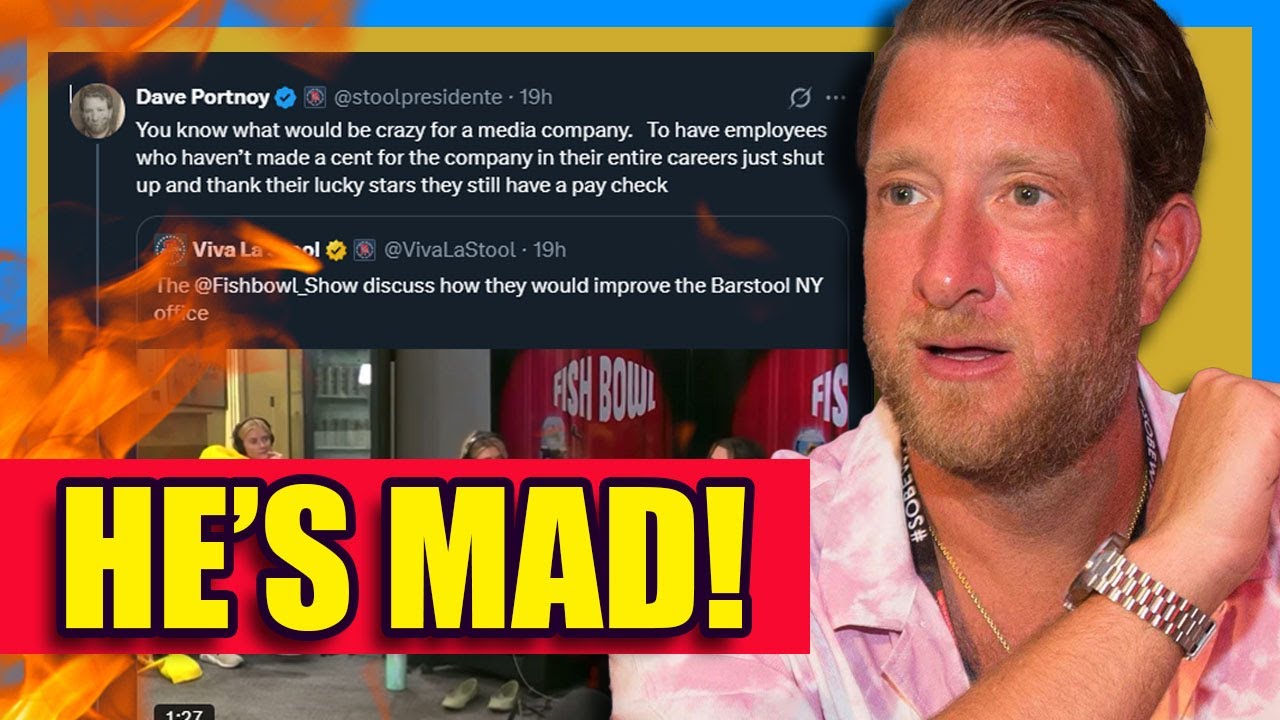 Barstool Sports Owner Puts Female Employees ON BLAST After They COMPLAINED On Air... | Clownfish TV