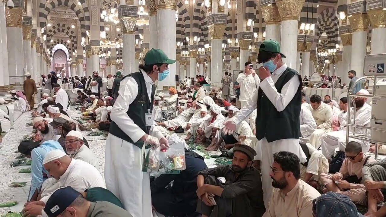 RAMDAN IFTAR MADINA SHARIF | MASJID AL NAWABI | RAMDAN MADINA LIVE | LIVE MASJID AL NAWABI 