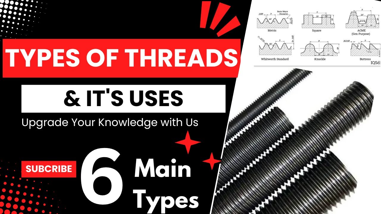 Types of Screw Thread Profile | Types Of Screw And it's Uses