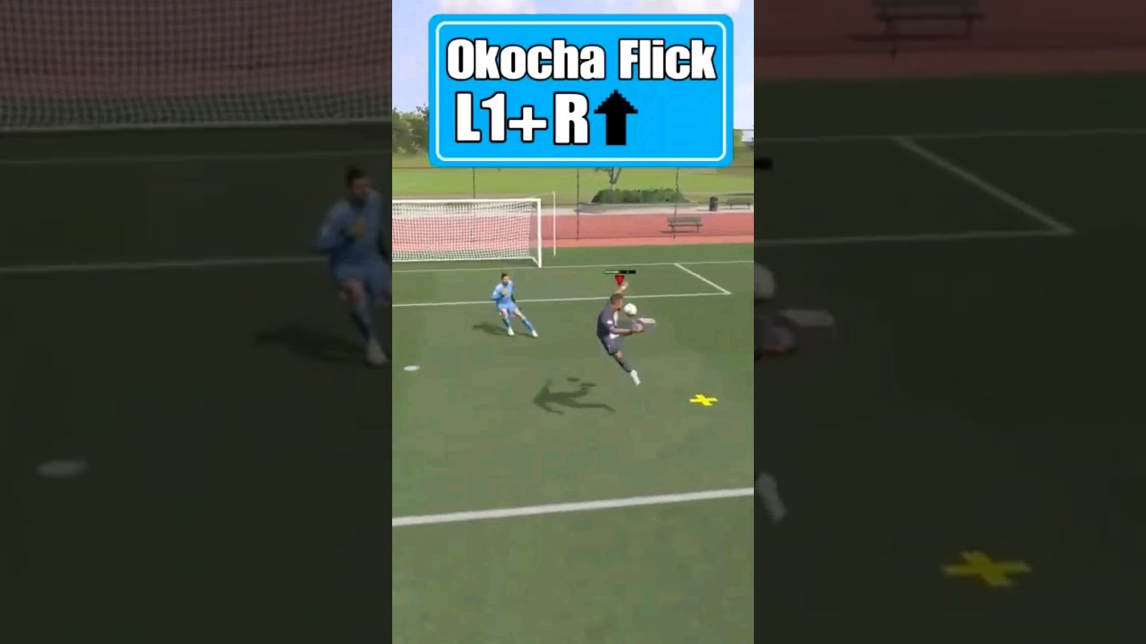 👏👍⭐️How To Okocha Flick&Flair Shot - #foryou #fifa23 #fifaskills #fifa #subscribe #fifatutorial #fyp