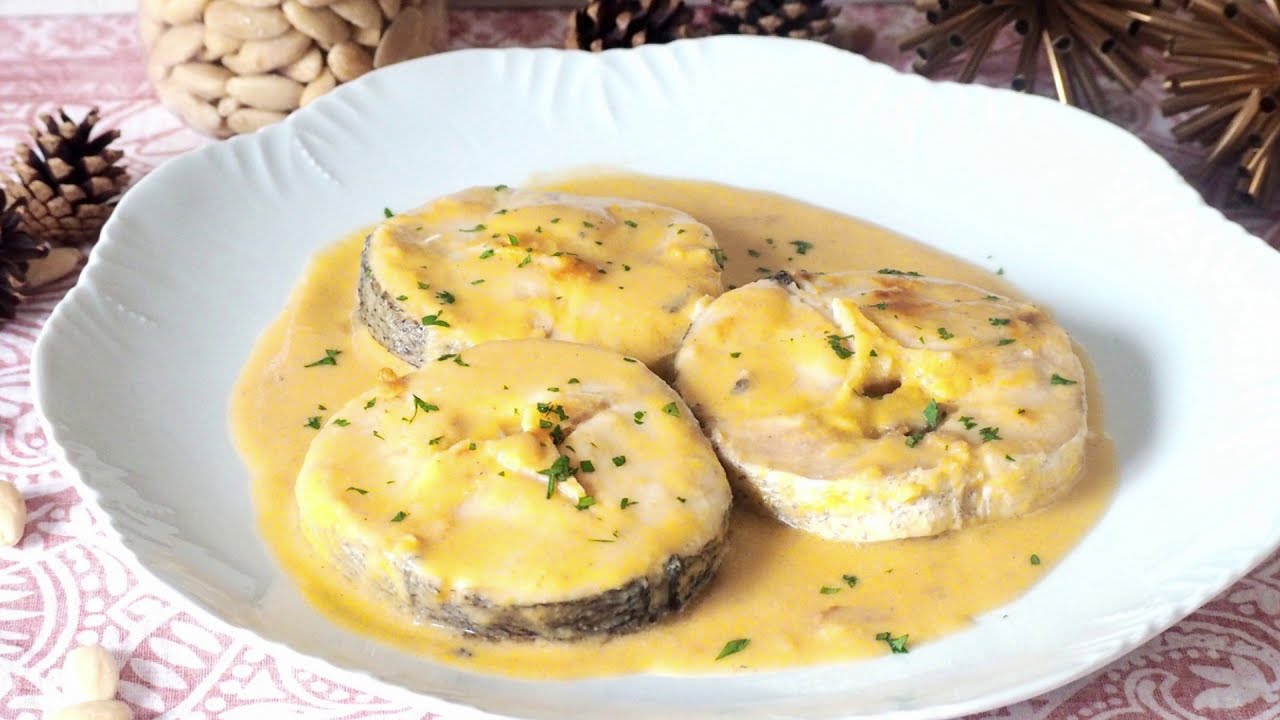 MERLUZA EN SALSA DE ALMENDRAS ¡Cremosidad y mucho sabor!