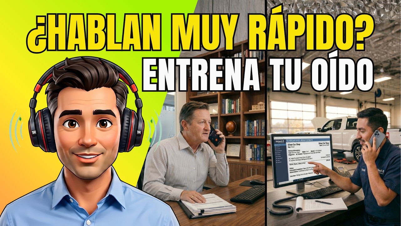 Entrena Tu O&iacute;do Para El ingl&eacute;s Real | En El Taller Mec&aacute;nico