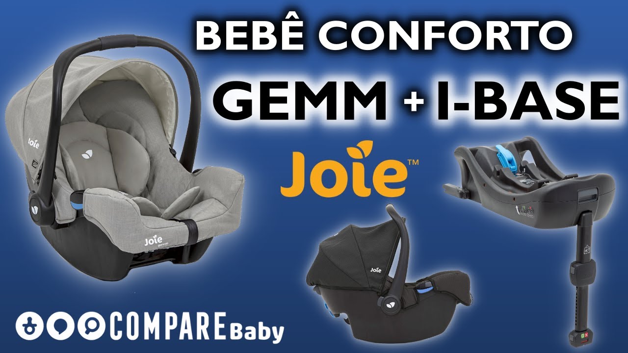 Bebê Conforto GEMM Joie | ✅ Opção de Base ISOFIX | GRUPO 0+ até 13kg | Video 1 FUNÇÕES