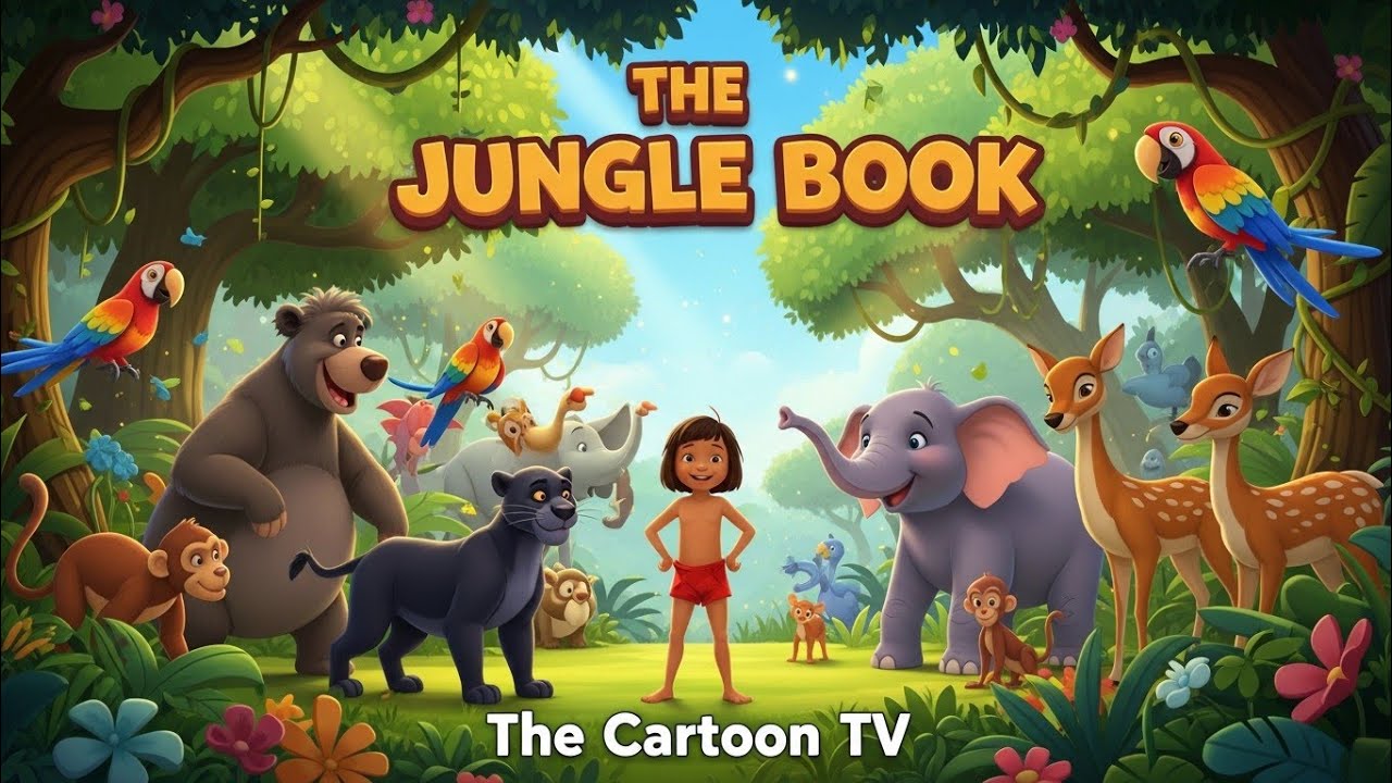 The Jungle Book Happy Poem 🌿🐻 | Kids English Poem | The Cartoon TV :