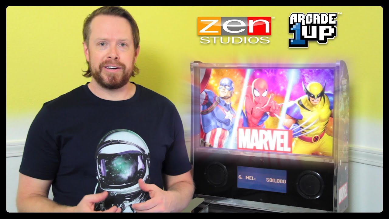 1st Gameplay Footage of Zen Studios & A1UP&lsquo;s Marvel Pinball Cab