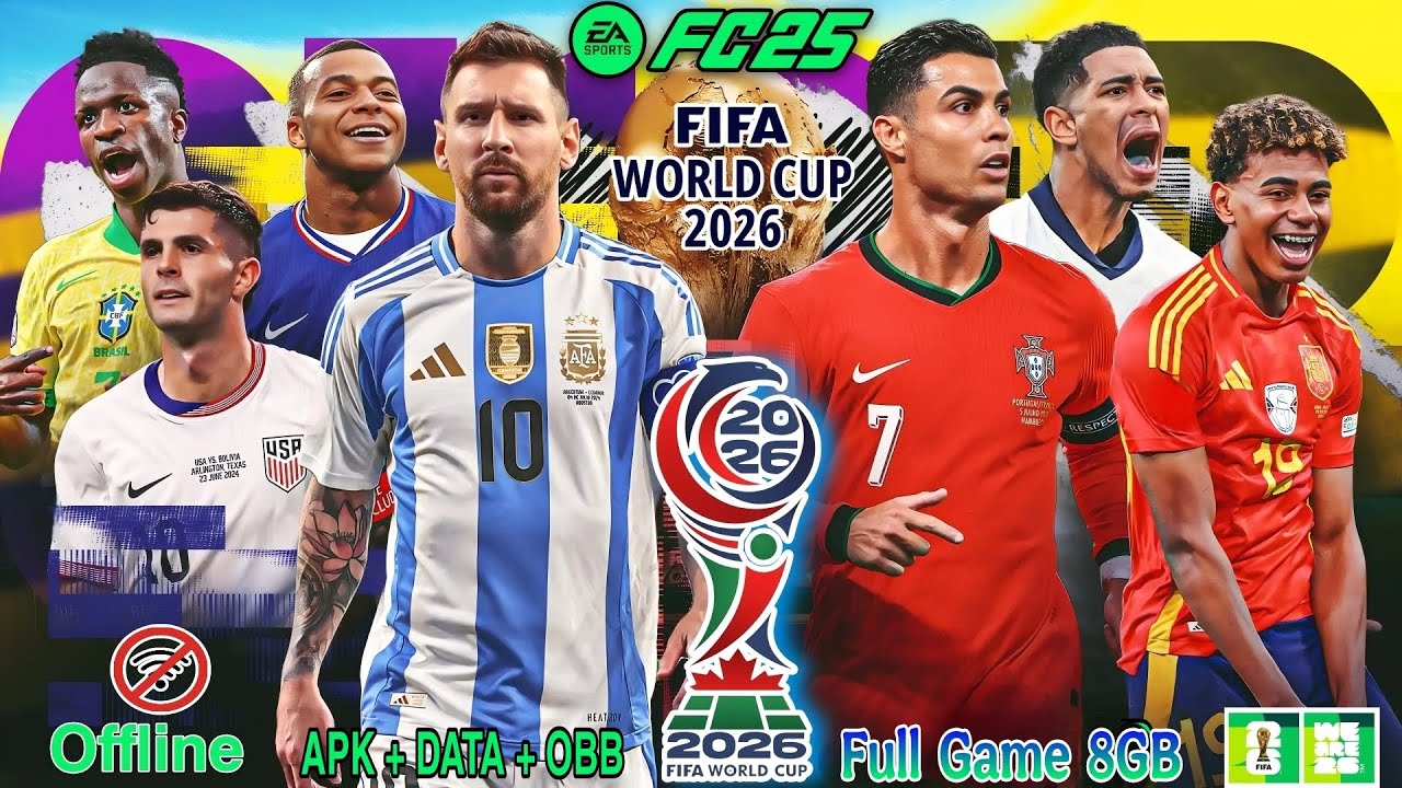 FIFA 16 MOD FC25 ОБНОВЛЕНИЕ ЧЕМПИОНАТ МИРА 2026 НОВЫЙ И ПОЛНЫЙ ТУРНИР И ANDROID