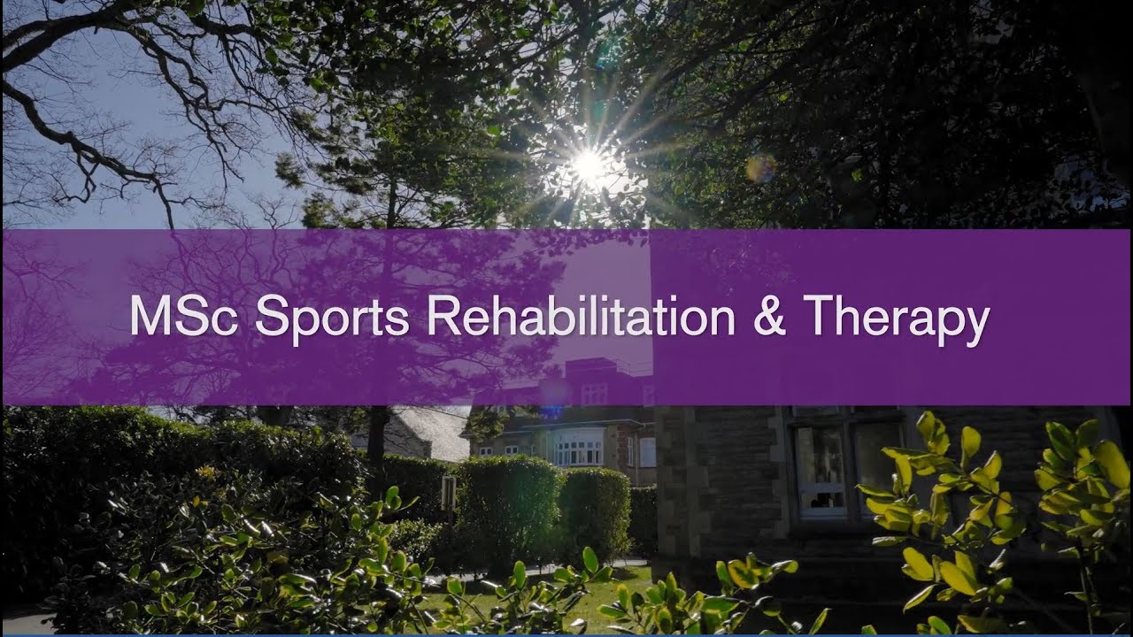 MSc Sports Rehabilitation and Therapy (pre-registration)