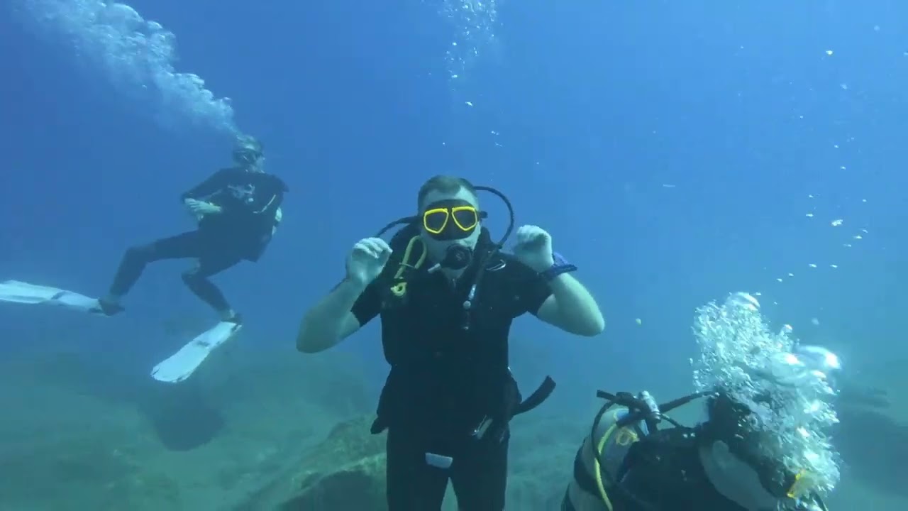 SCUBA diving, Cyprus, Pissouri