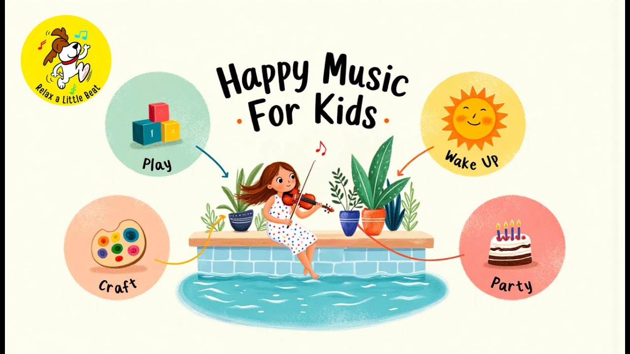 Happy Music for Playtime, Great for Babies & Toddlers | 1 Hour Happy Upbeat Morning Music for Kids