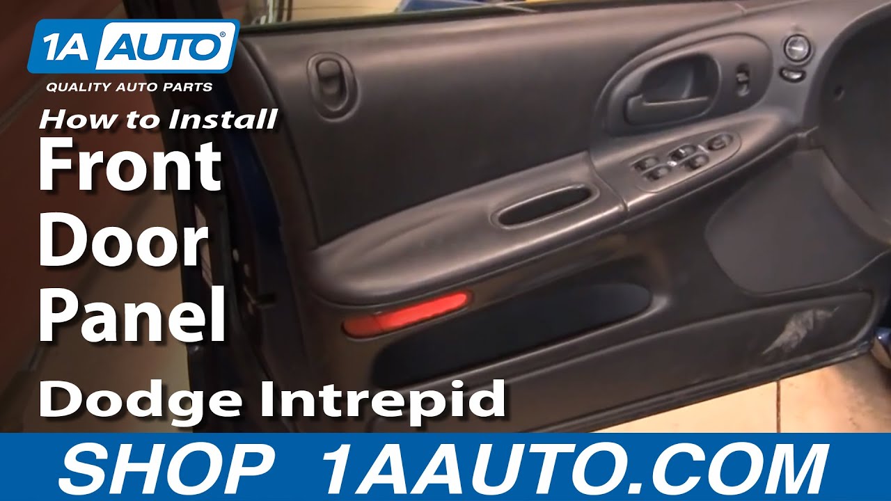 How To Remove Front Door Panel 1998-04 Dodge Intrepid