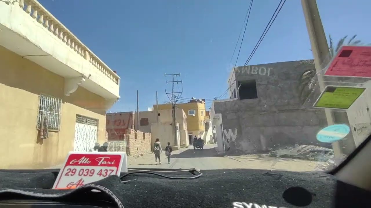 Gafsa, Tunisia: Driving Through The Streets