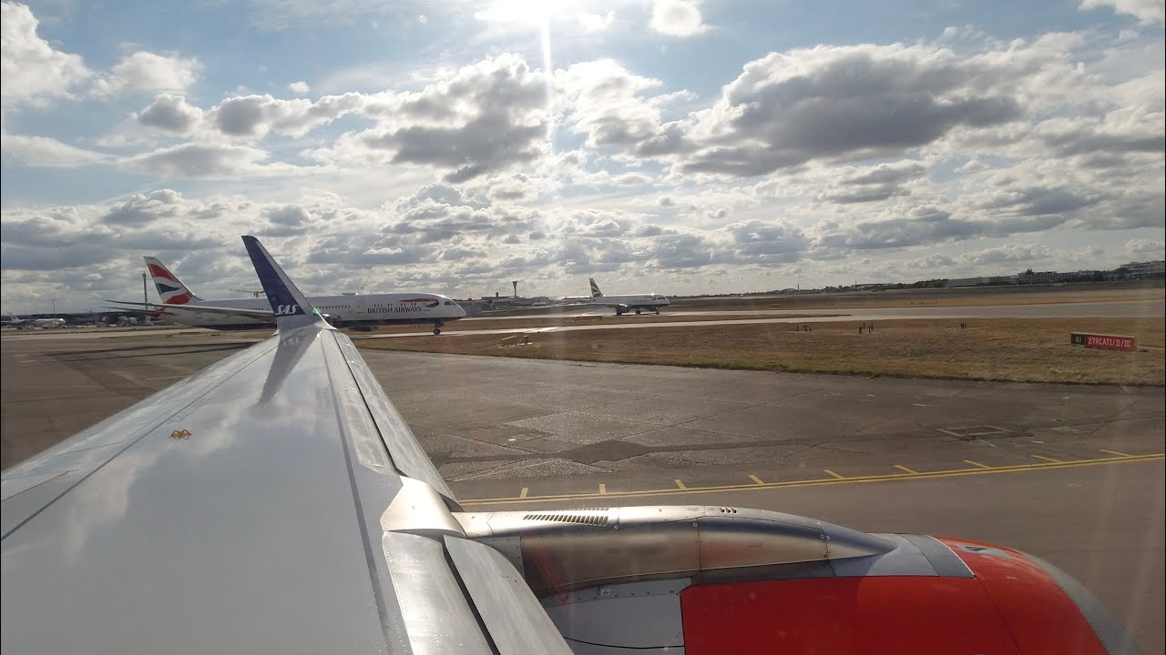 Enjoy in real-time in 4K the full flight from London to Copenhagen on Scandinavian Airlines SK506
