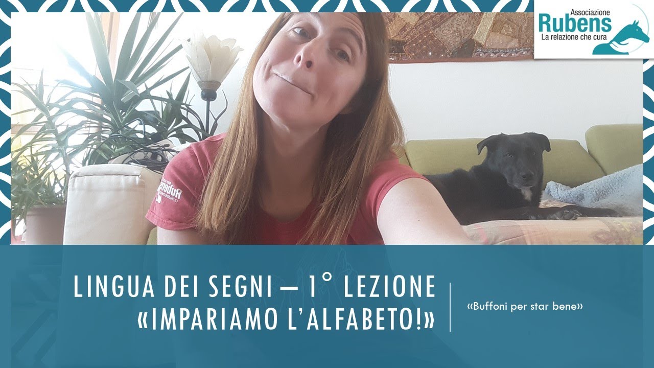 Lingua dei segni - 1°lezione - "Impariamo l'alfabeto"