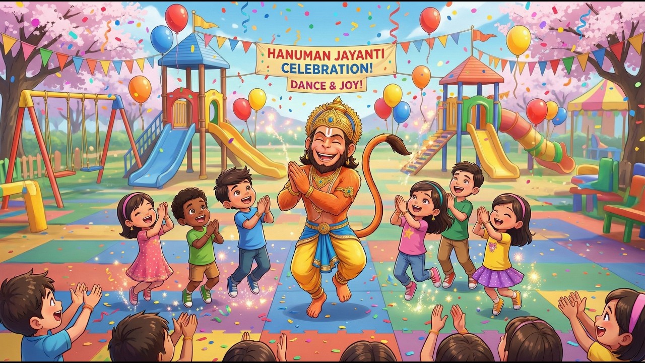 Hanuman Ji Song – Kids Version | Jai Hanuman Gyan Gun Sagar || #mythology #chalisa #hanumanji