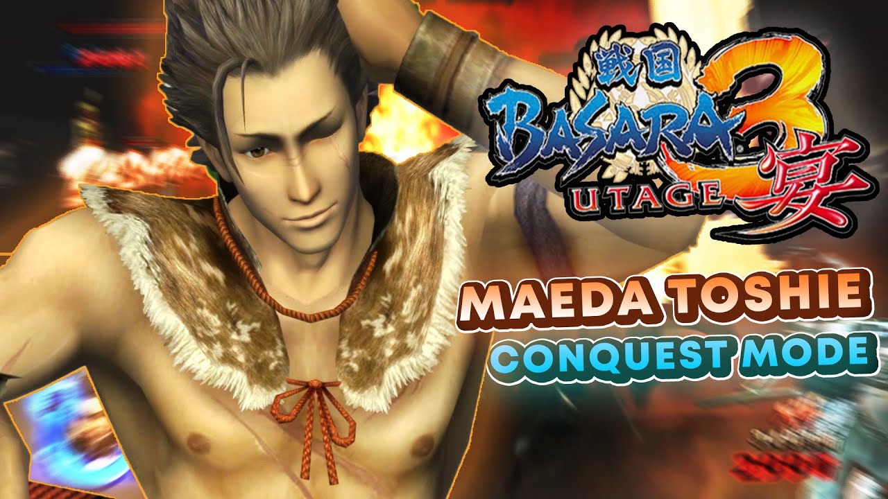 Maeda Toshie Full Conquest Mode - Sengoku Basara 3 Utage [No Commentary]