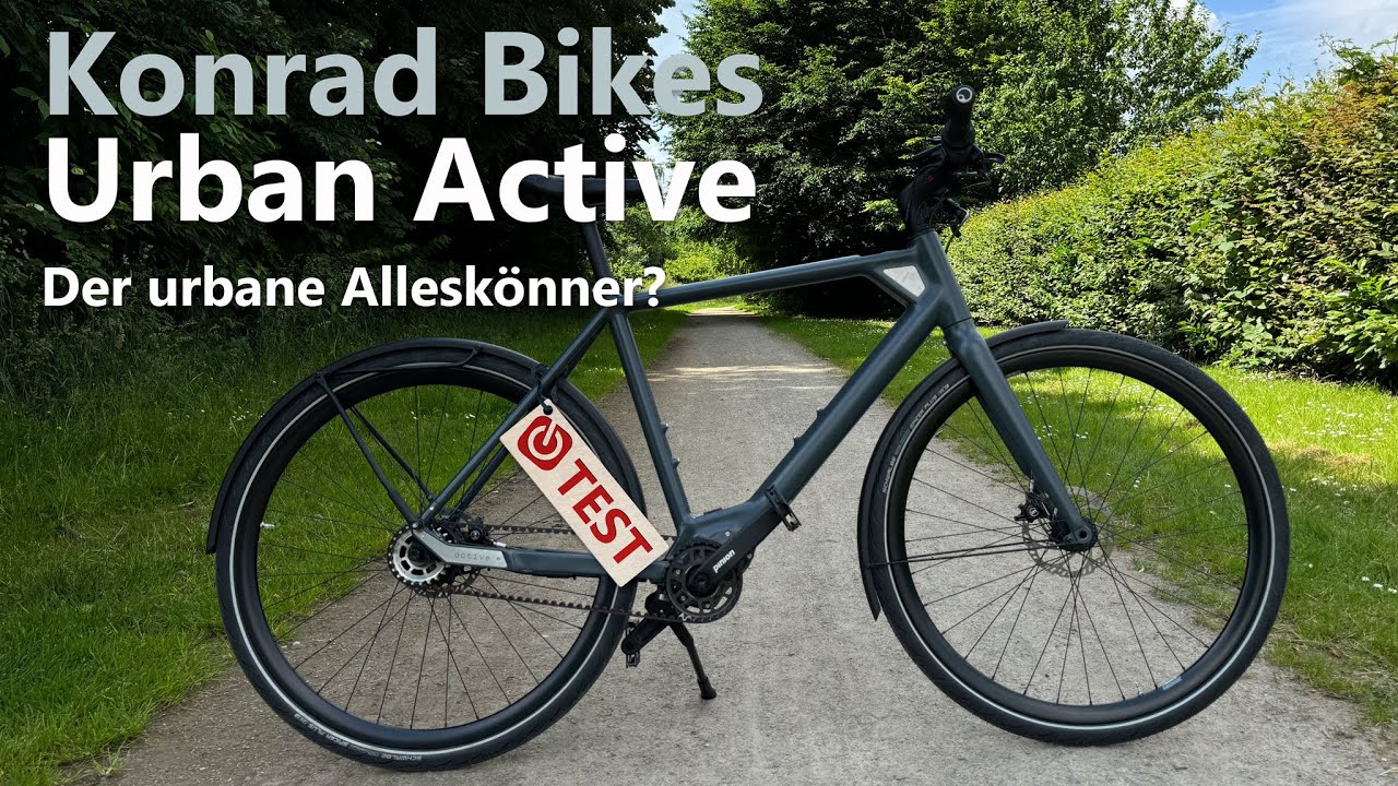 Alleskönner-E-Bike mit krasser Ausstattung: Das Konrad Bikes Urban Active im Test