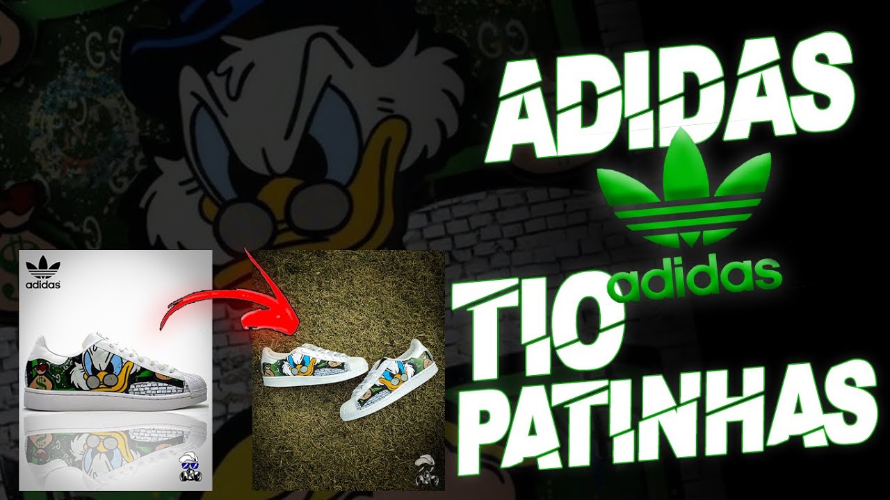 CUSTOMIZAÇÃO ADIDAS SUPERSTAR – TIO PATINHAS