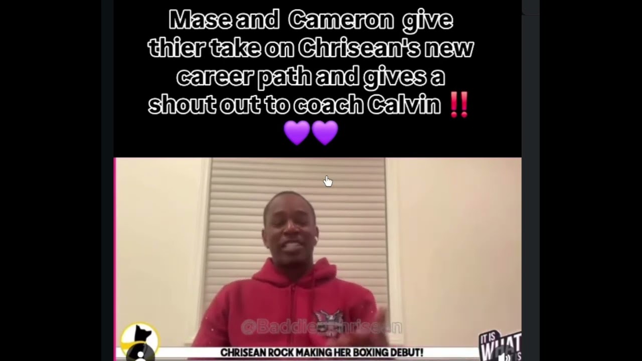 CAMRON AND MASE REACT TO CHRISEAN ROCK VS ZENITH ZION