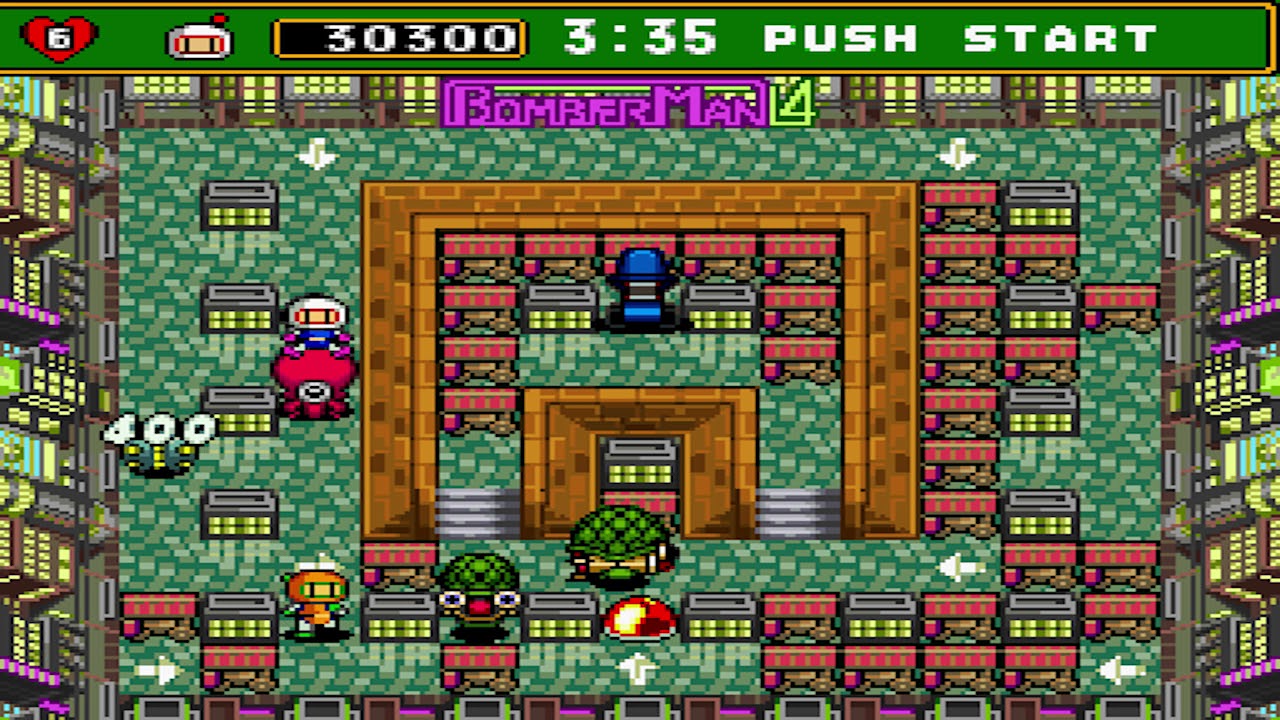 Super Bomberman 4: Normal Game: Level 3-1 to 3-3