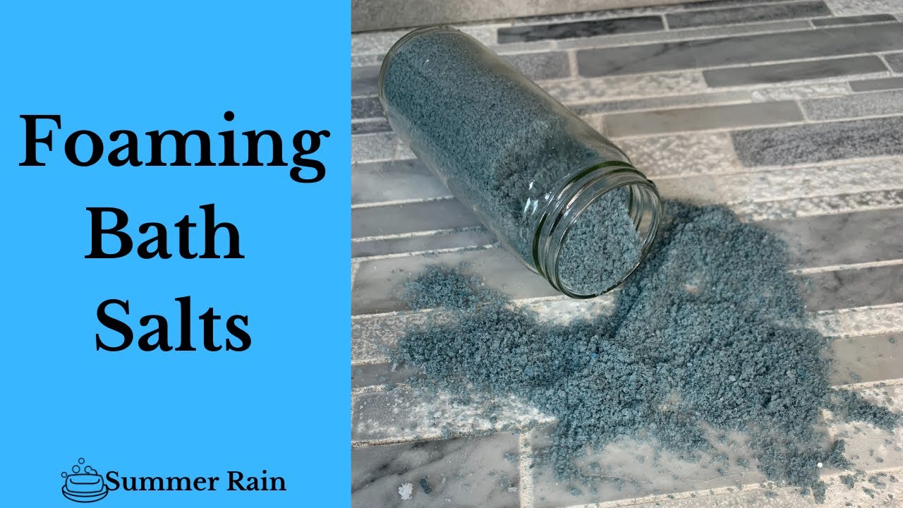 Create Your Spa: DIY Foaming Bath Salt Tutorial + Recipe for Blissful Soaks!