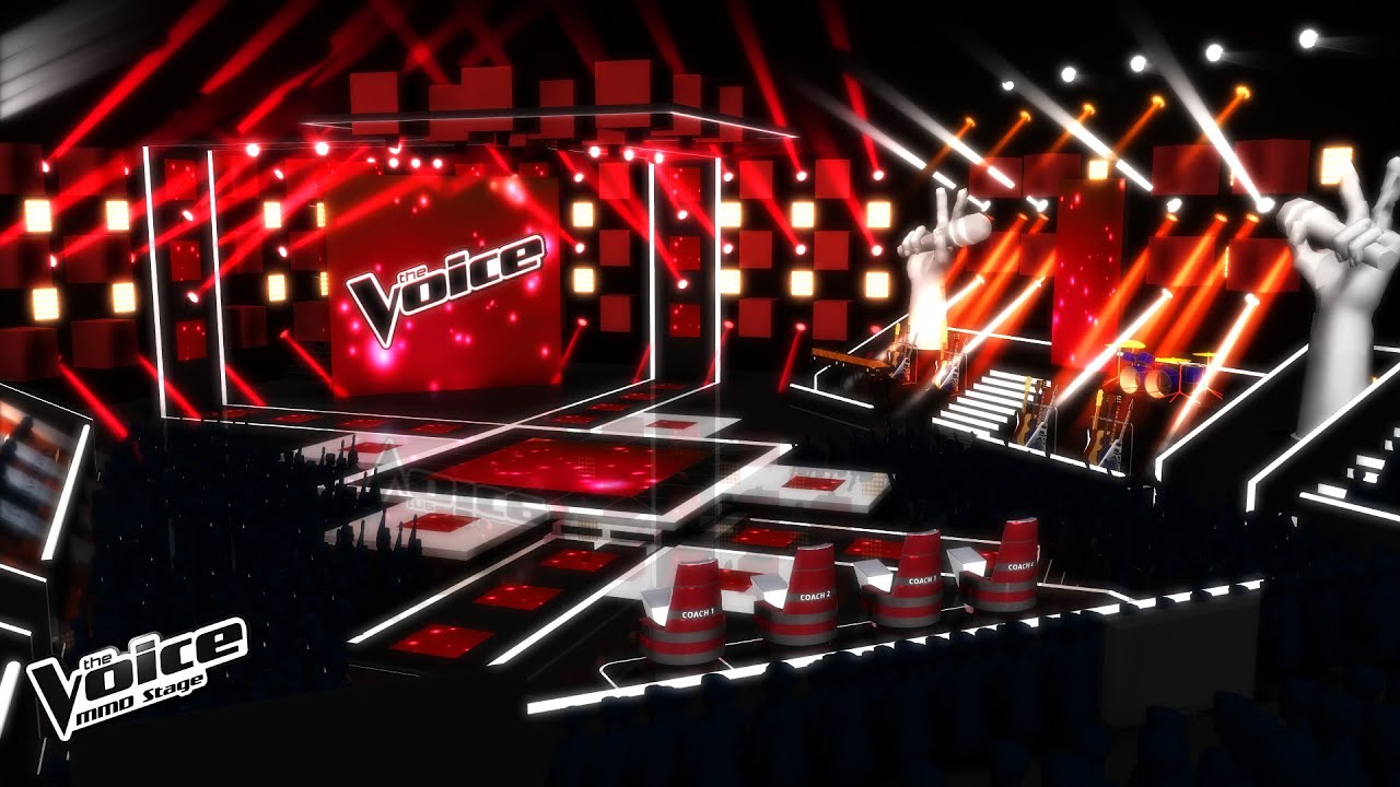 [MMD] Stage - THE VOICE - Live Shows