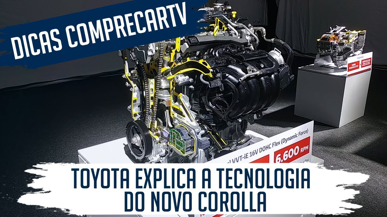 Novo Corolla 2020 - Detalhes técnicos do motor e transmissão