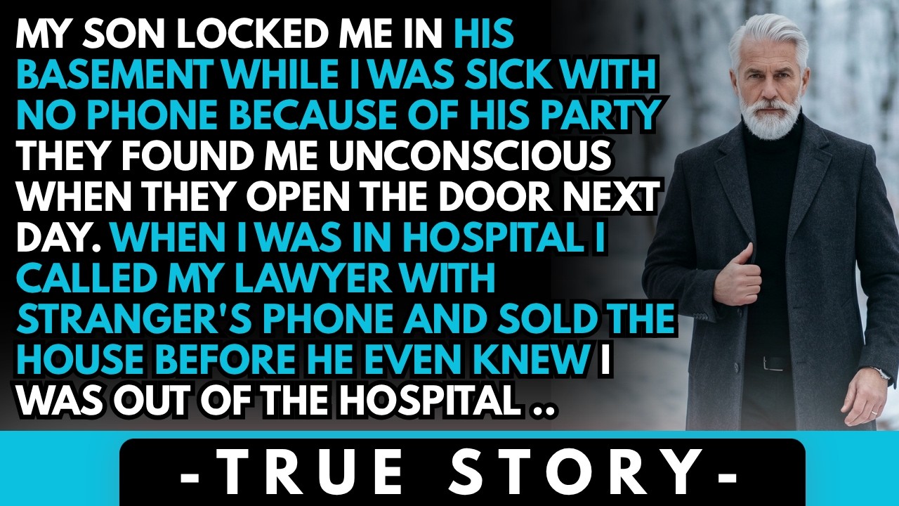 My Son Locked Me In His Basement While I Was Sick With No Phone Because Of His Party They Found Me