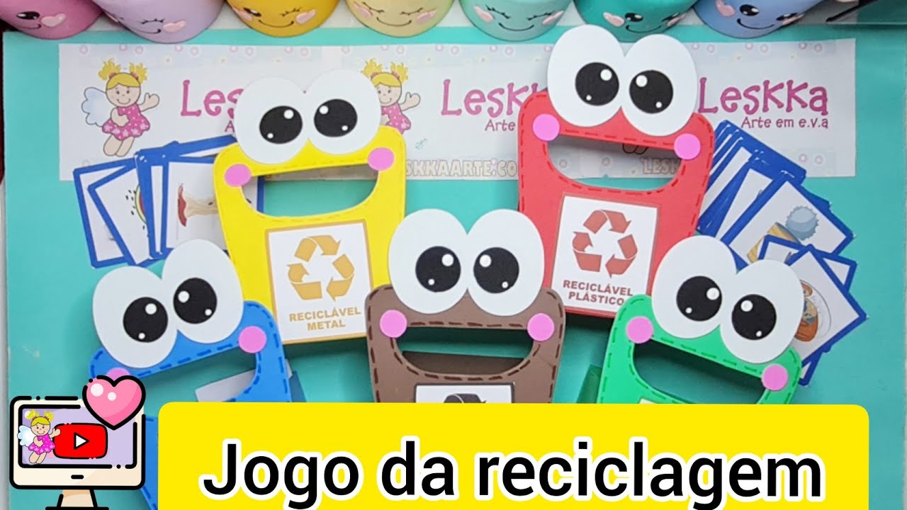 DIY - RECURSO PEDAGÓGICO: JOGO DA RECICLAGEM