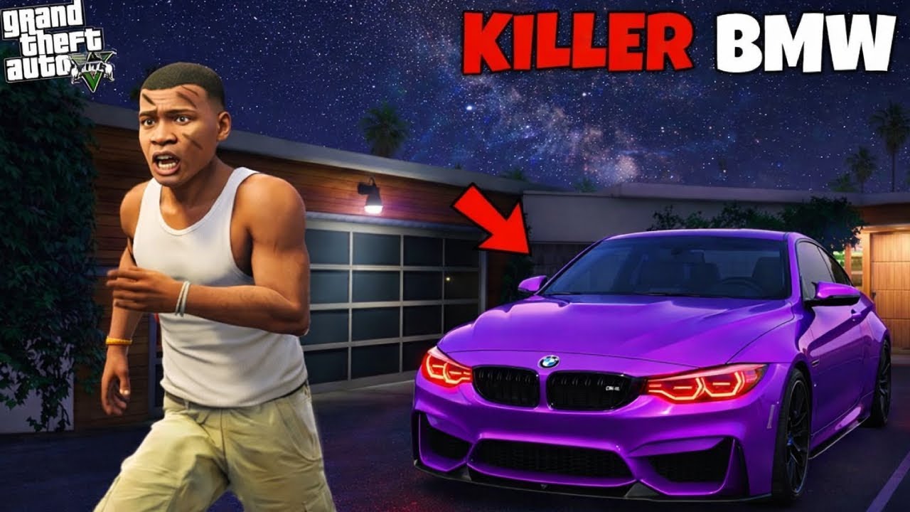 Franklin & Shinchan Found A Cursed Killer BMW M5 In GTA 5 !