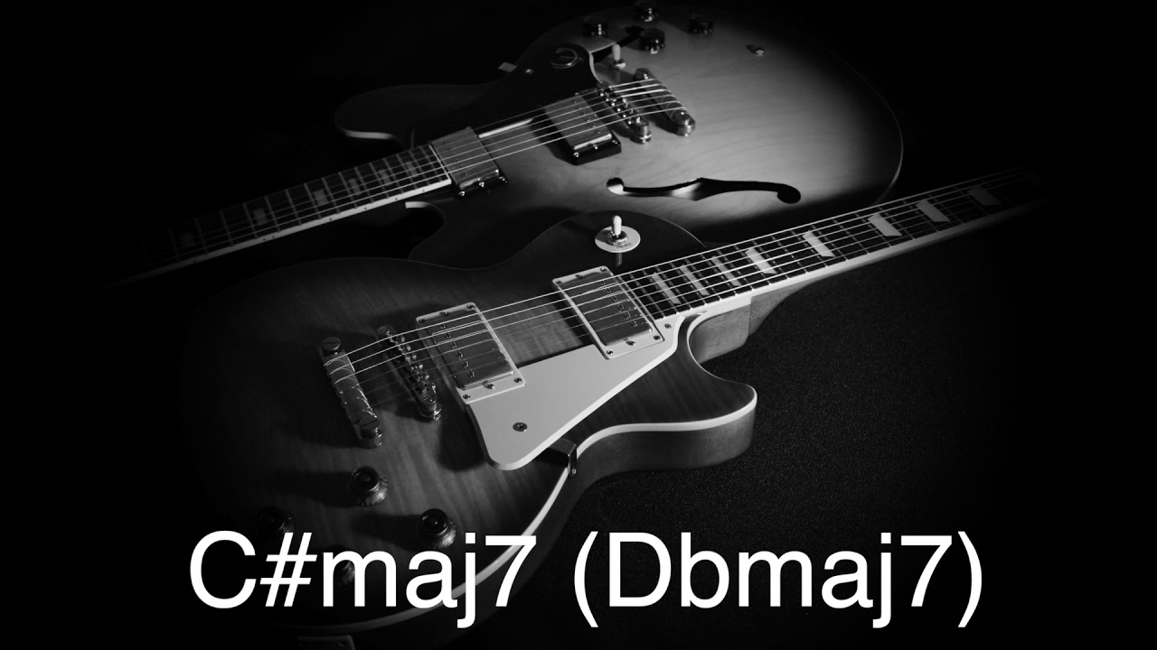 C#maj7 (Dbmaj7) chord pedal for Modes study backing track | Slow Jazz 85 BPM