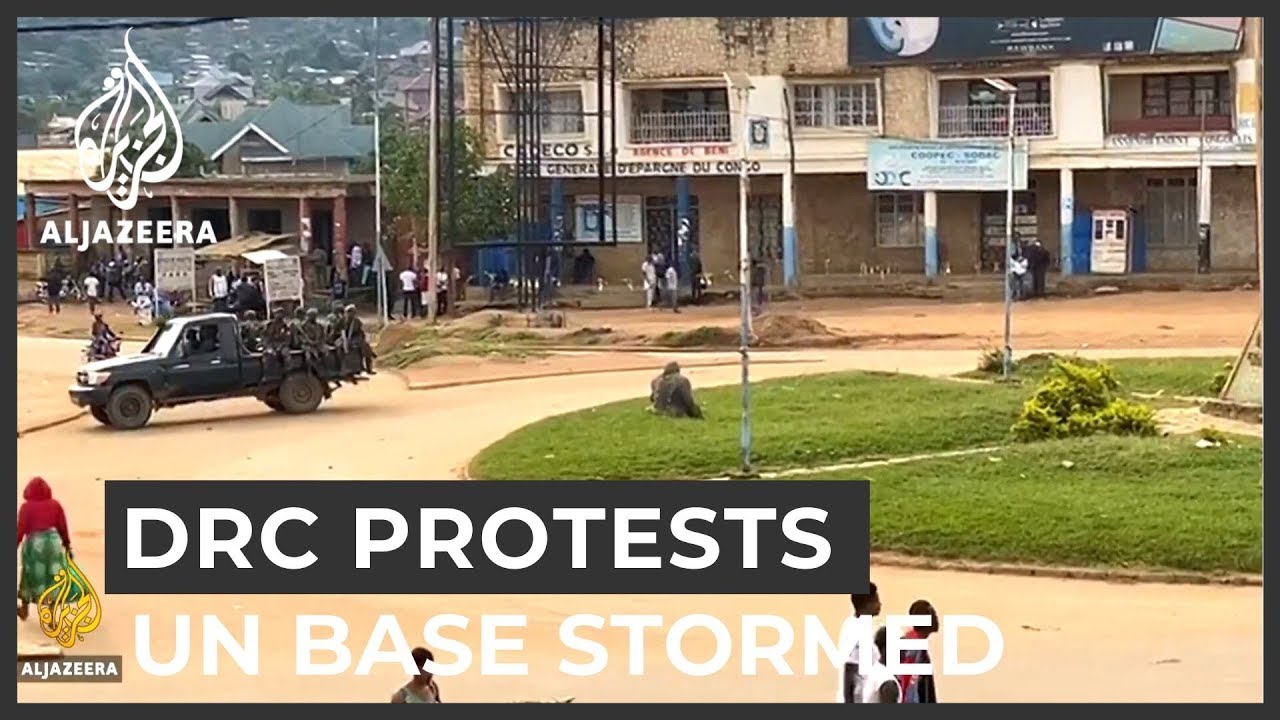 Angry demonstrators storm UN camp in DRC after deadly attack
