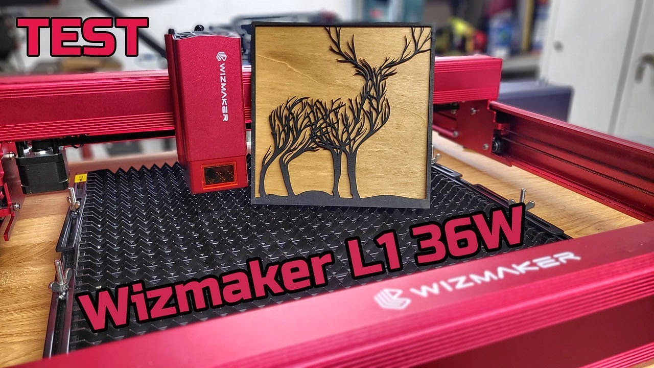Grawerka Laserowa Wizmaker L1 36W - TEST #Wizmaker #WizmakerL1_36W