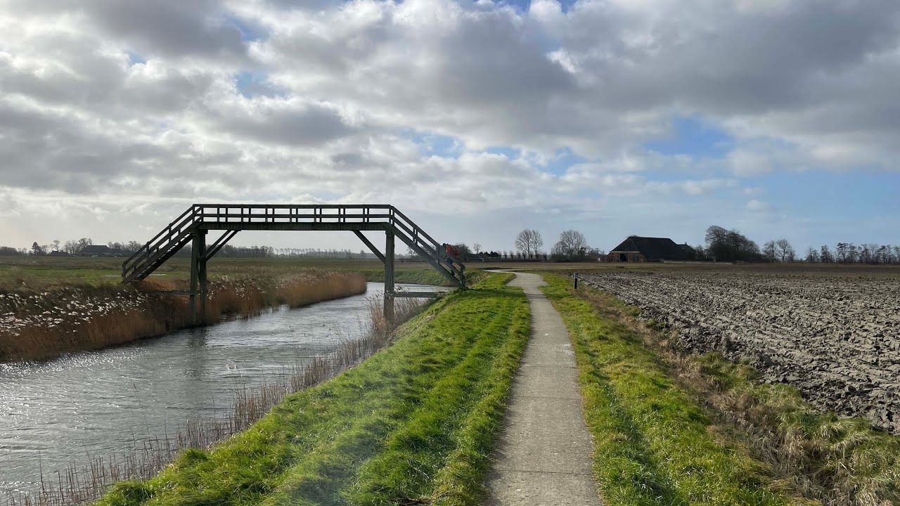 Wandelen over het Pieterpad - etappe 1 - Pieterburen-Winsum