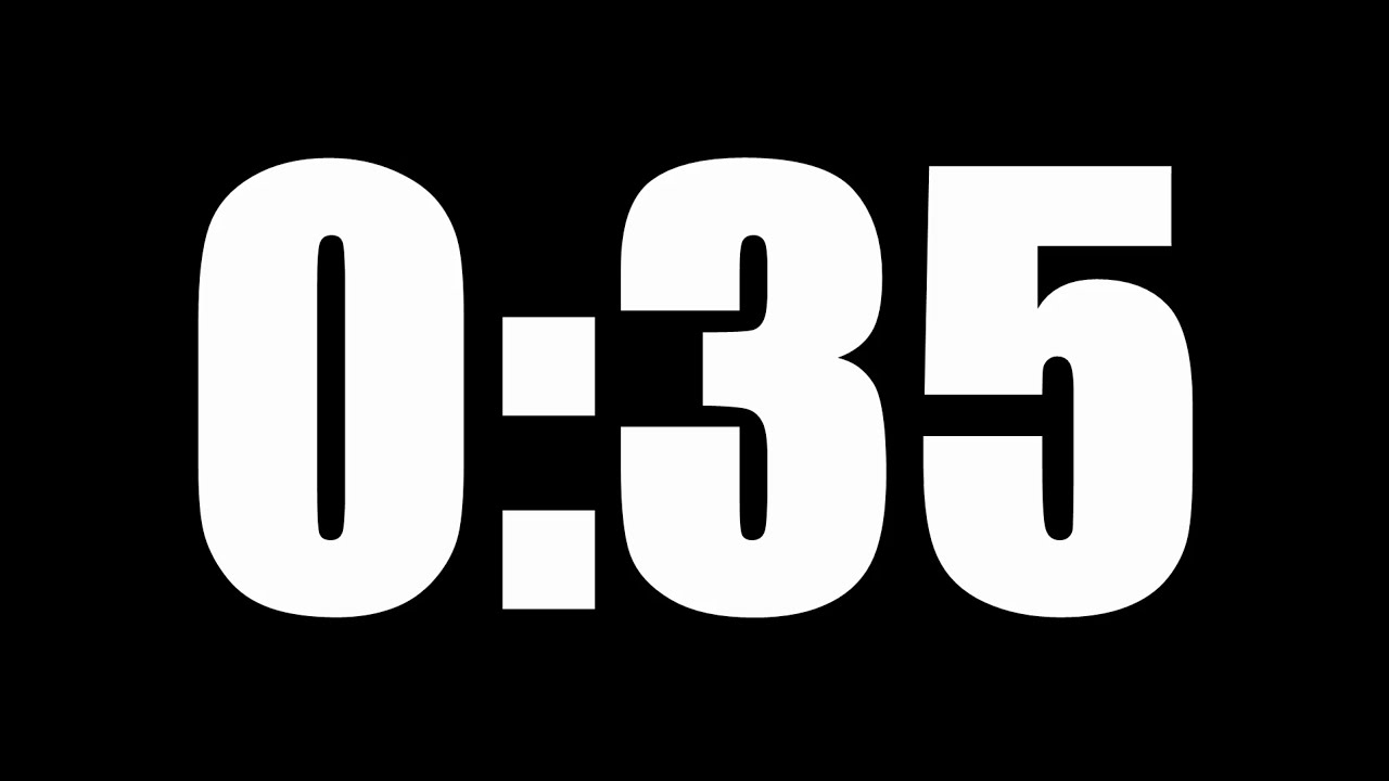 35 SECOND TIMER | LOUD ALARM ⏰