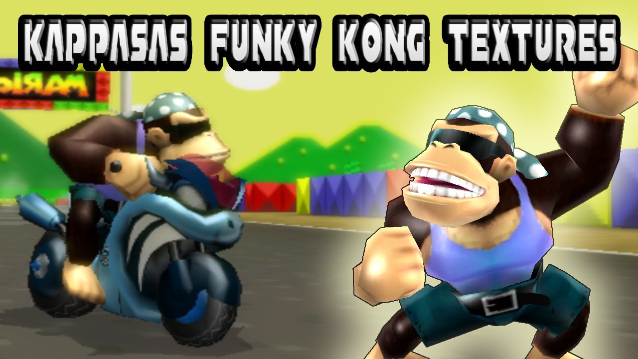 KappASA's MKWii Funky Kong Textures V1