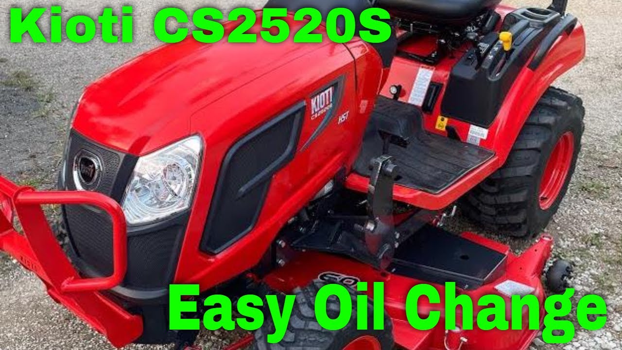 Kioti CS2520S 50-часовая замена масла #367