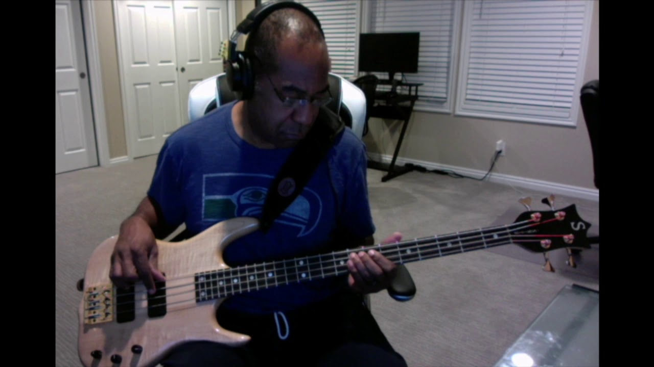Red House   Bass Cover - Jimi Hendrix classic blues line in B