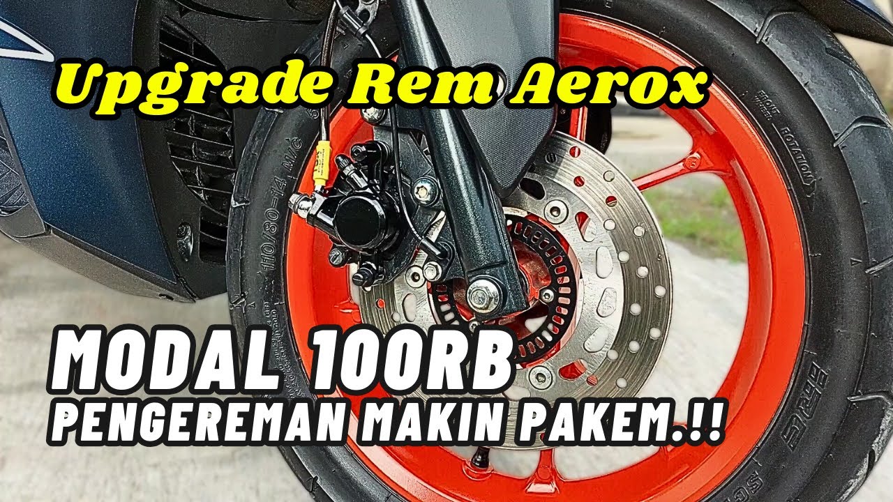 Rem Makin Pakem.!! | Pasang Selang Rem TDR di Aerox Cyber City