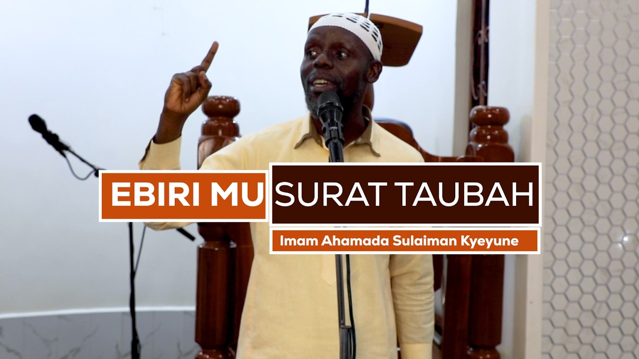 Ramadan focus by imam Ahamada Sulaiman Kyeyune at Masjid Hamad bin Muhammad Al Madhi