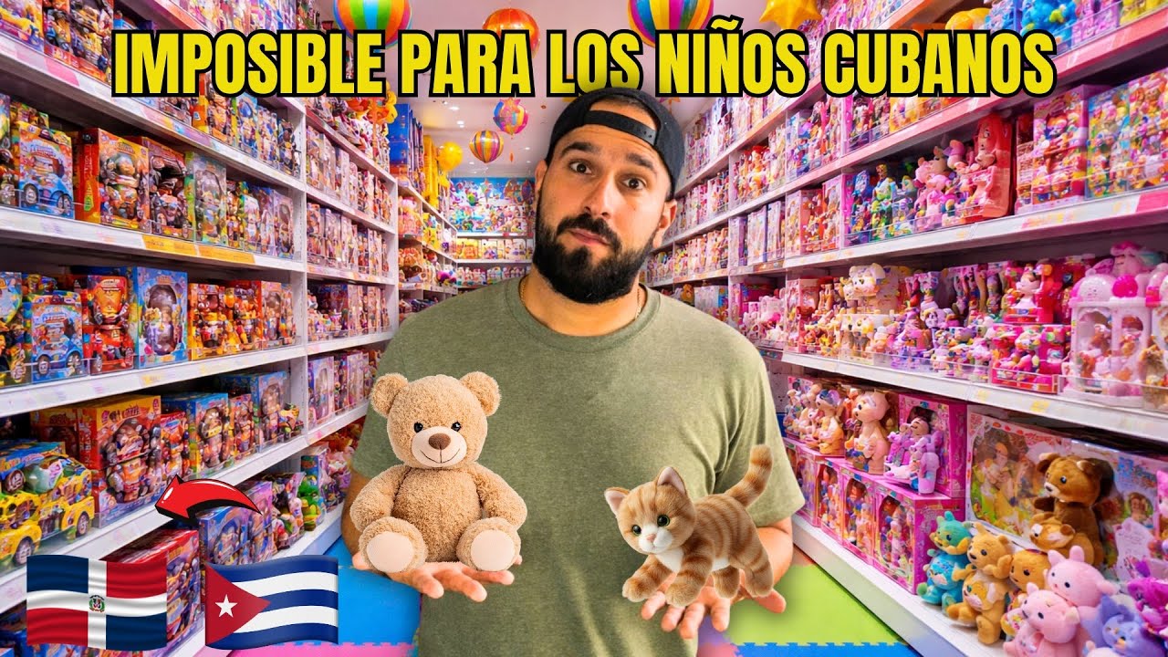 Lo que vi en una tienda de juguetes en RD 🇩🇴 NO existe para los niños en Cuba 🇨🇺 