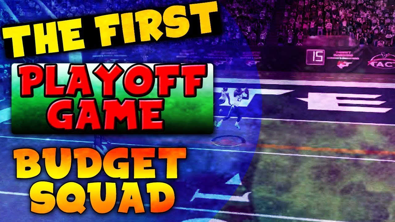 THE FIRST GAME WITH THE BEST BUDGET SQUAD IN MUT 18. INTENSE PLAYOFF GAME. MADDEN 18 ULTIMATE TEAM