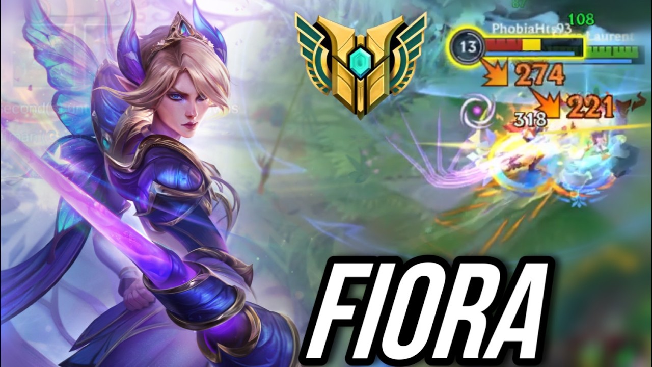 TOP 1 FIORA IN JUNGLE WILDRIFT