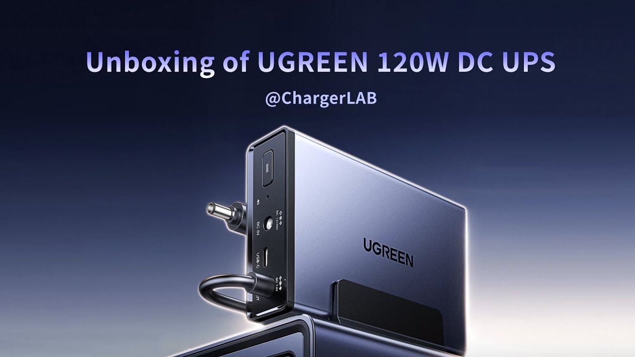Unboxing of UGREEN 120W DC UPS (Uninterruptible Power Supply)